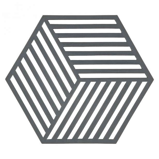 Podložka pod horké nádoby Zone Hexagon, šedá