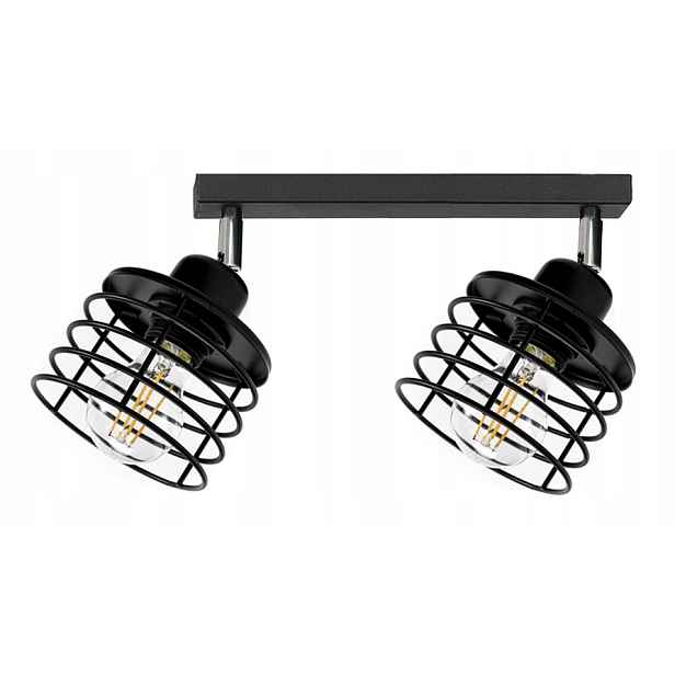 Stropní svítidlo stropní svítidlo lustr Košík stropní lampy do obývacího pokoje loft černá