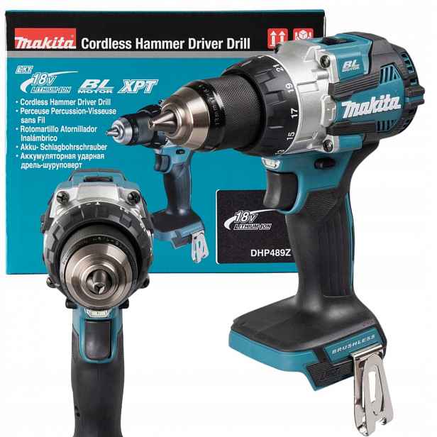 Akumulátorový Příklepový Šroubovák 73Nm 18V Makita Body DHP489Z