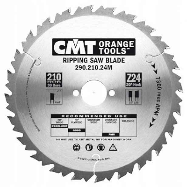 Cmt 290.230.24M Pila Hm 230x30x2,8/1,8 Z=24