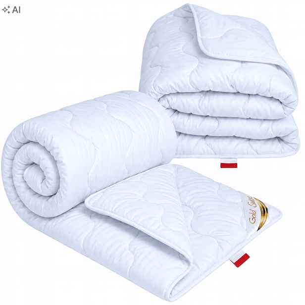 Přikrývka 150x200 CM Teplá Celoroční, Nadýchaná, Antialergická Premium Swiss