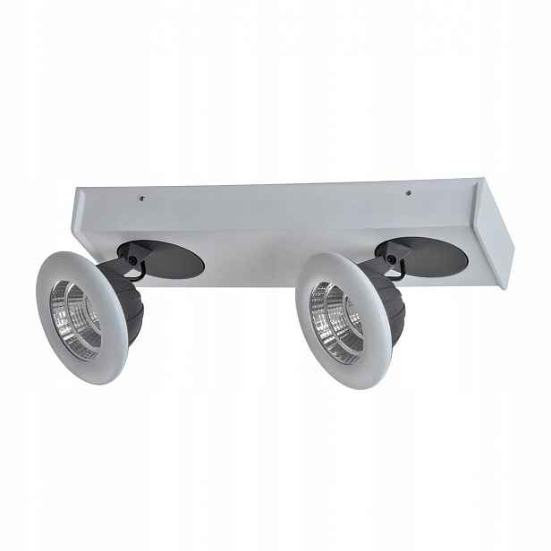 Spotová nástěnná lampa Bílá Led 2 zdroje 14W 3000K do kuchyně Catalina