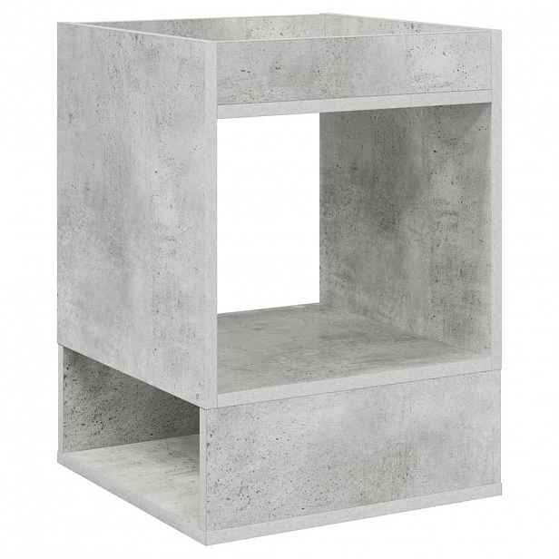 vidaXL Odkládací stolek Betonově šedá 40 x 40 x 56 cm Kompozitní dřevo