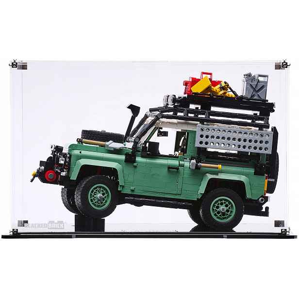 Vitrína Blacked Brick pro Lego Icons 10317 Land Rover Classic Defender 90