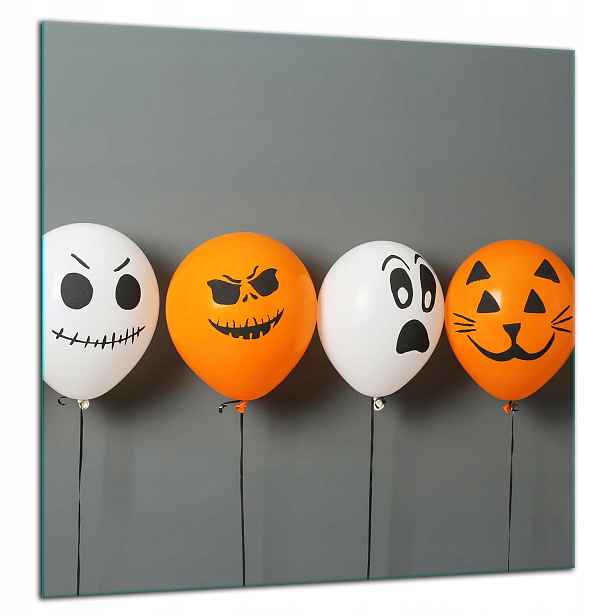 Skleněná Ochranná Deska Panel Lepidlo 60x65 Halloween