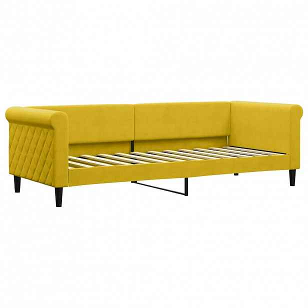 vidaXL Válenda žlutá 80 x 200 cm samet
