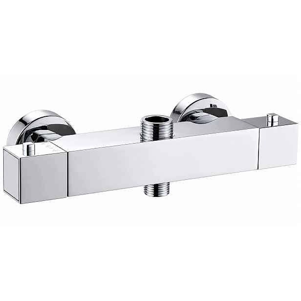 Nástěnná Termostatická Koupelnová Baterie Stříbro Baterie Sprchová Sada Chrom