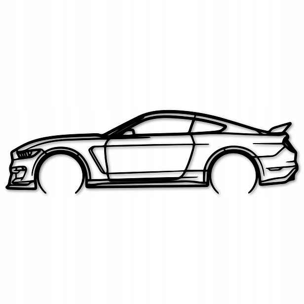 Obraz S Autem Ford Mustang Ažurový Obraz Na Zeď Obrazy Obývacího Pokoje 80 cm