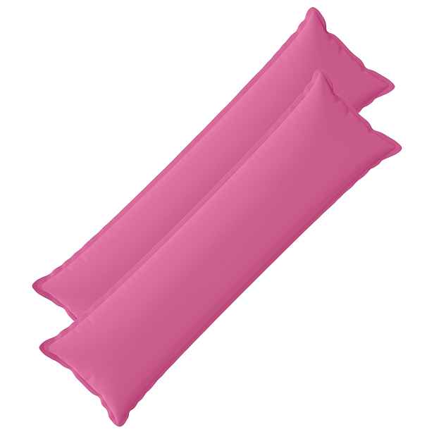 vidaXL Polštář s polštářem HOUTEN 2 ks Růžová Polyester