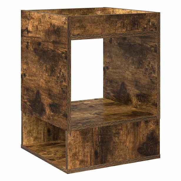 vidaXL Odkládací stolek Kouřový dub 40 x 40 x 56 cm Kompozitní dřevo