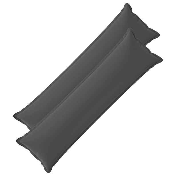 vidaXL Polštář s polštářem HOUTEN 2 ks Antracitová Polyester