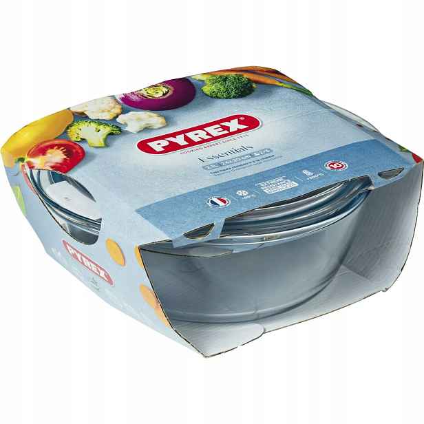 Hrnec s poklicí varné sklo Pyrex 18,5 cm