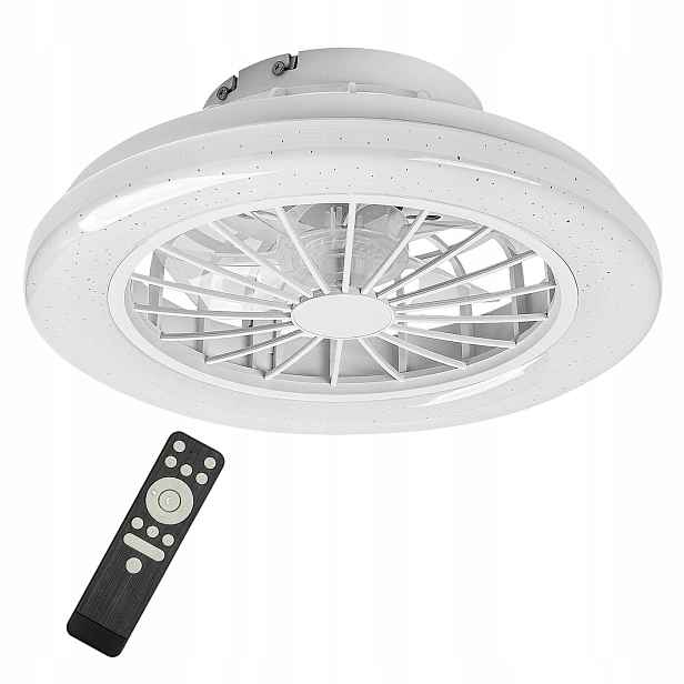 Stropní svítidlo s ventilátorem 24W Led lampowentylator s dálkovým ovládáním Dalfon 71