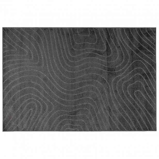vidaXL Koberec do interiéru a exteriéru PALMERAS Antracit 120 x 170 cm