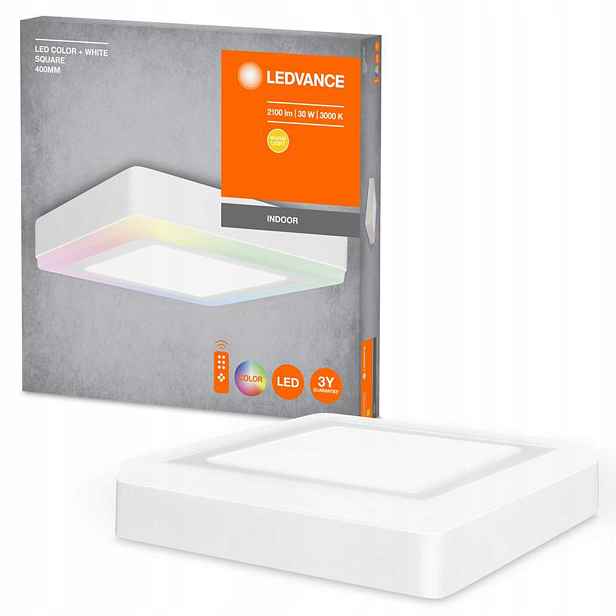 Led panelové Stropní Svítidlo Nástěnný 30W 1600lm 3000K bílá barva+ bílá