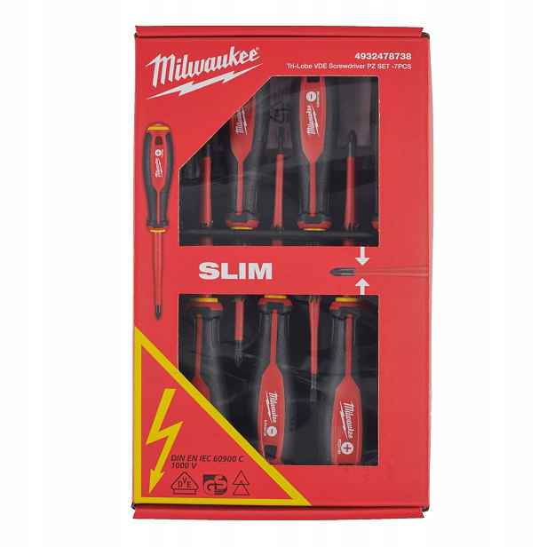 Sada šroubováků Vde izolované šroubováky 7ks Sl Ph Pz tester
