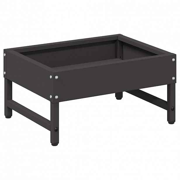 vidaXL Zásobník pro ptáky Černá 80 x 28 x 13.5 cm