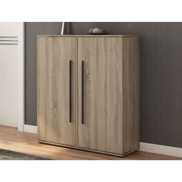 Dvojitý botník Smart, dub sonoma