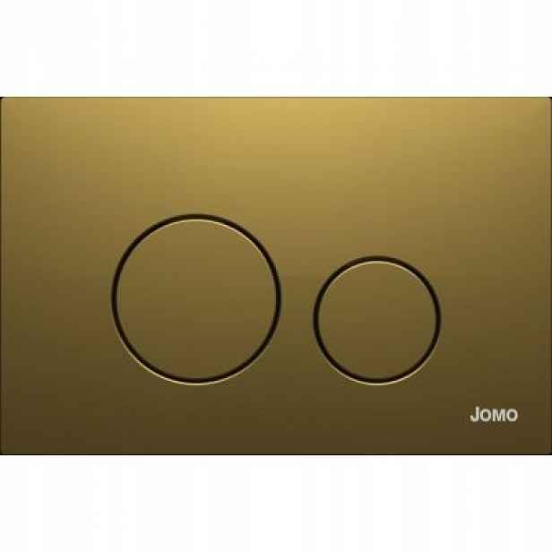 Switch Werit Jomo Tlačítko na Wc kulaté tlačítka Slim Zlatá matná