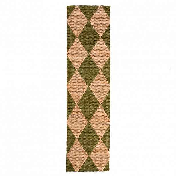 Flair Rugs BĚHOUN, 60/230 cm, zelená