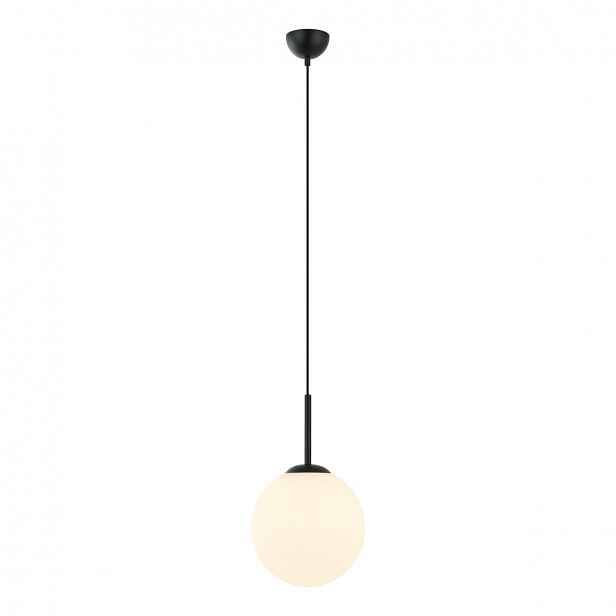 Deore Závěsná lampa Černá Bílá Kulové stínidlo E27 40W IP20
