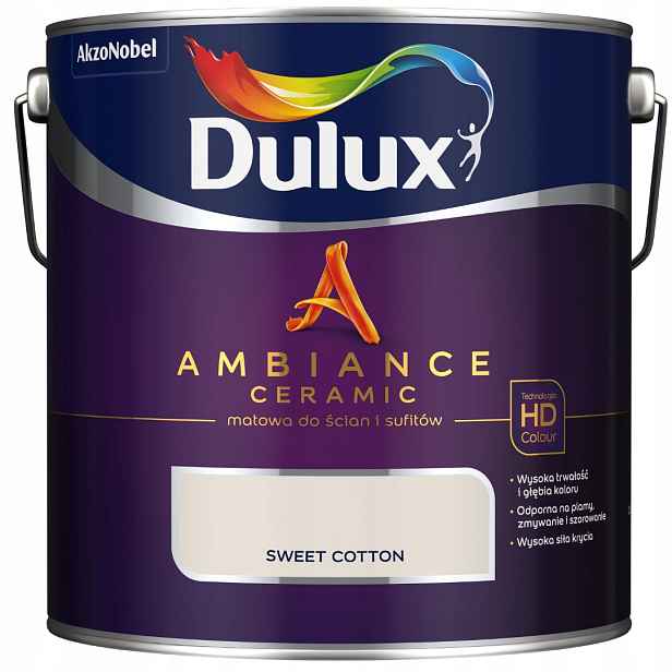 Dulux Ambiance Ceramic Barva 2,5 L Sweet Cotton