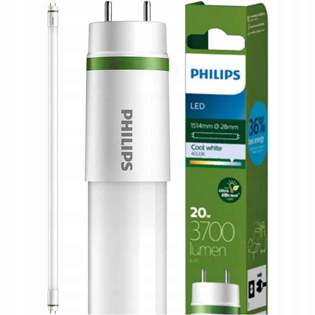 Led žárovka T8 G13 20W 58W 150 cm 4000K Bílá Ultra 185lm/W Philips