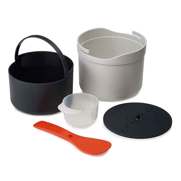 Oranžovo-šedý set na přípravu rýže M-Cuisine – Joseph Joseph