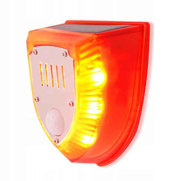 Solární Alarmový Systém Pro Použití Rozsah Detekce 5-8 M 129 Db 9.5 x 8 cm