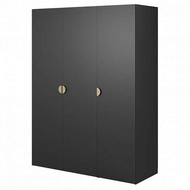 Selsey ŠATNÍ SKŘÍŇ Moonir černá, 150 cm