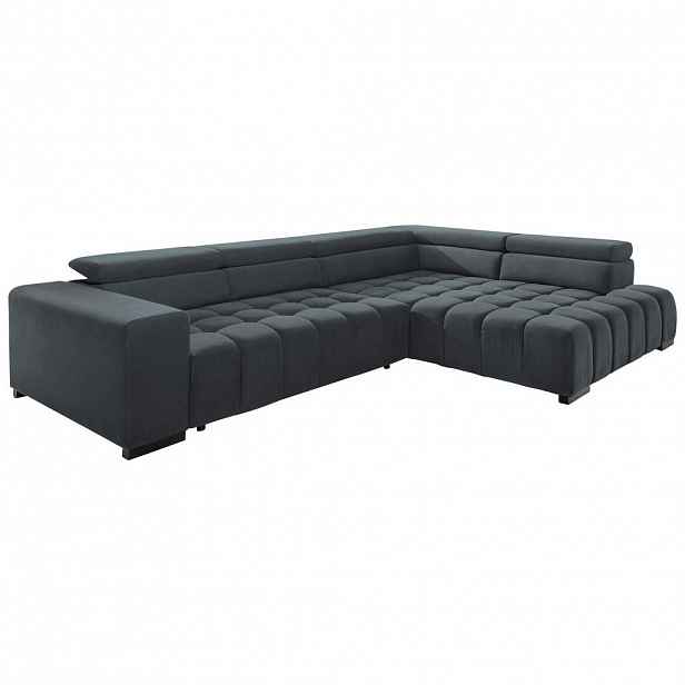 Livetastic ROHOVÁ SEDAČKA, textil, tmavě šedá