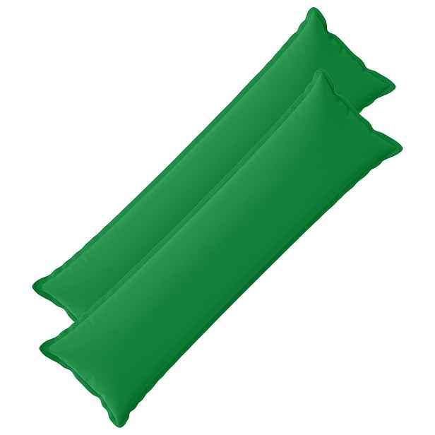 vidaXL Polštář s polštářem HOUTEN 2 ks Zelená Polyester
