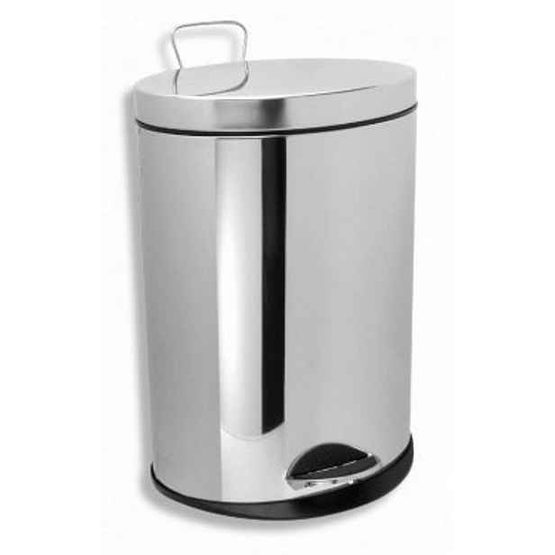 Novaservis - Odpadkový koš kulatý 12 l, chrom 6161,0