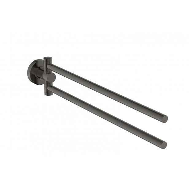Ideal Standard IOM - Držák ručníků, otočný, délka 37 cm, Magnetic Grey A9131A5