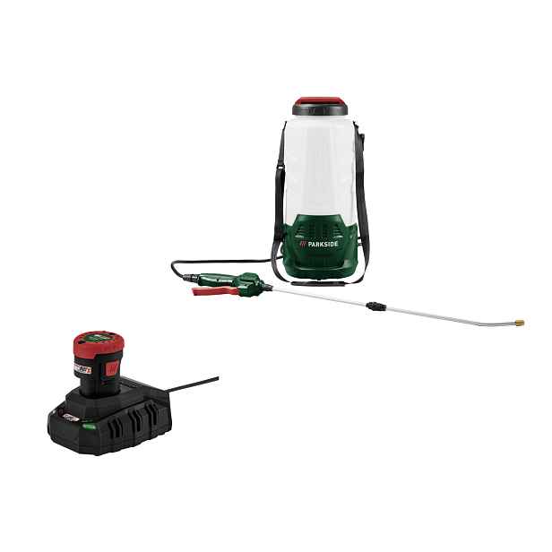 ParksideÂ® Aku tlakovĂ˝ postĹ™ikovaÄŤ Pdsa D3, 2 Ah