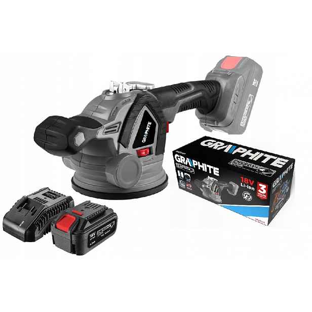 Přísavka na dlaždice 18V Energy+ Graphite 130MM Set 4AH Akumulátor Nabíjení.