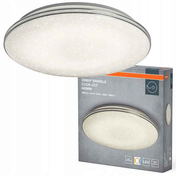 Stropní Svítidlo Led nástěnné svítidlo 24W 2000lm 2700-6500K Cct Bílý Orbis Osram