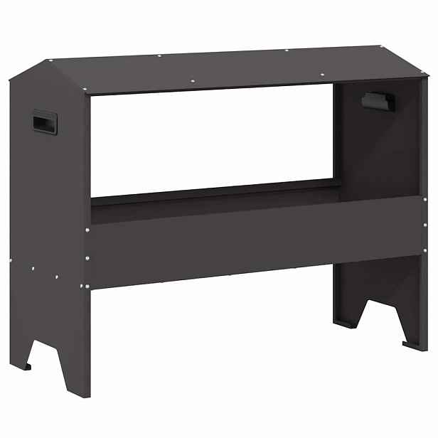 vidaXL Žlab pro hospodářská zvířata Černá 79 x 35 x 62 cm 15 kg