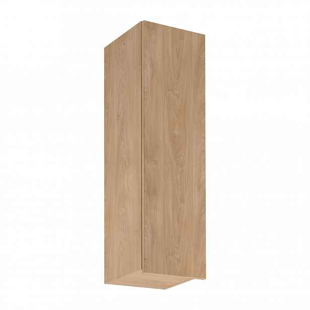 Vysoká horní kuchyňská skříňka SALERNO - šířka 30 cm, dub, pravé provedení