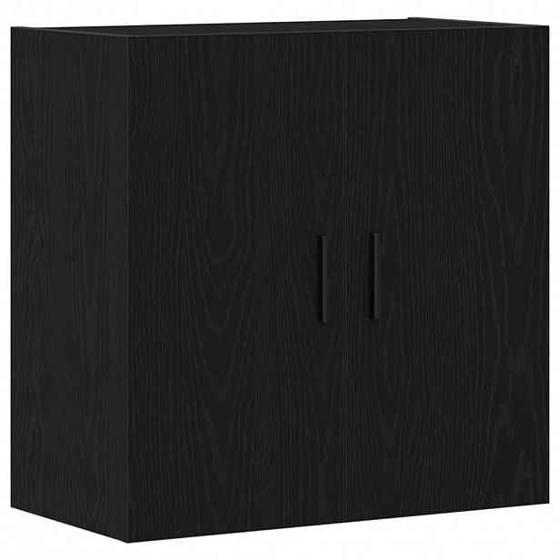 vidaXL Nástěnná skříň 60 x 31 x 60 cm Kompozitní dřevo Černý dub