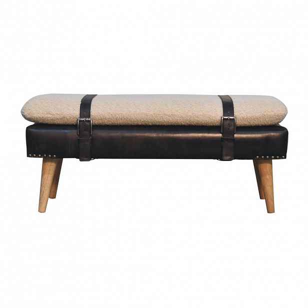Artisan Furniture NOČNÍ SKŘÍŇKA Mini zakřivená kalifornský ořech nástěnná, 2 zásuvky, tmavě hnědá