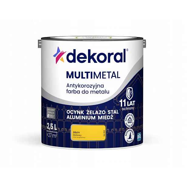 Dekoral Multimetal 2,5 L Žlutý Mat