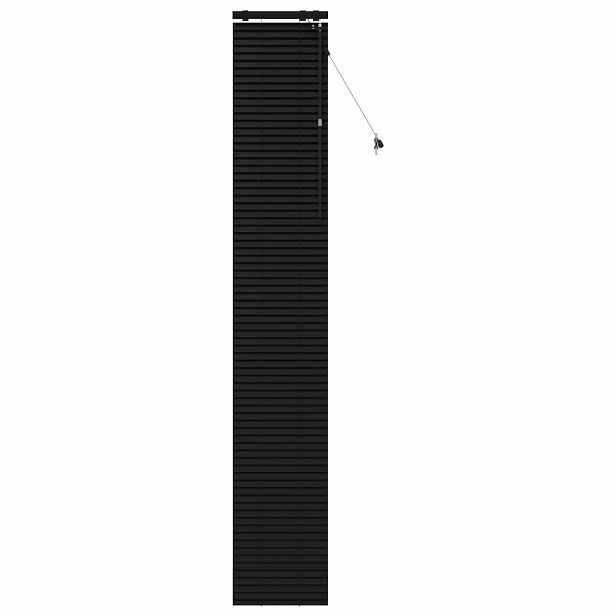 vidaXL Venet školní žaluzie Černá 40 x 250 cm 35 mm Masivní paulovnie