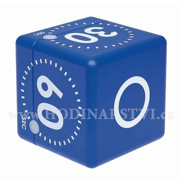Digitální časovač TFA 38.2036.06 CUBE - modrý