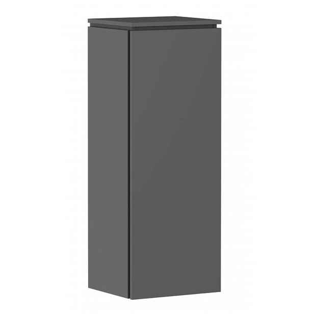 Hansgrohe Xilesa E - Boční skříňka, 40x107x35 cm, 1 dvířka, panty vpravo, matná šedá 54284760