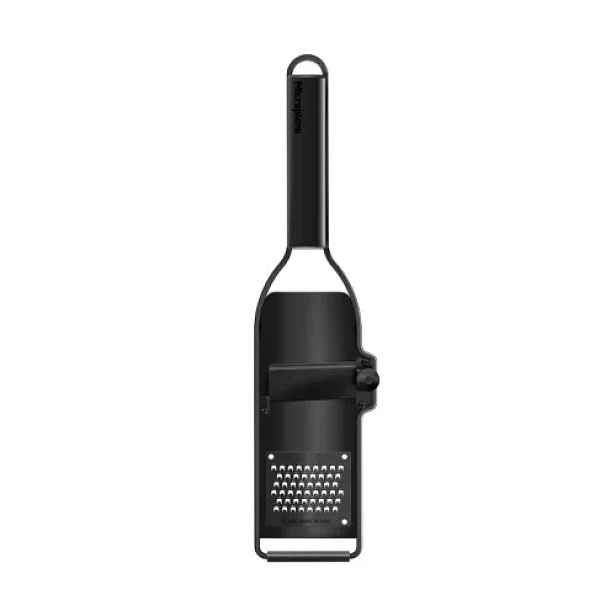 Microplane Jemné struhadlo a kráječ na lanýže 2v1, Black Sheep, černá 43013