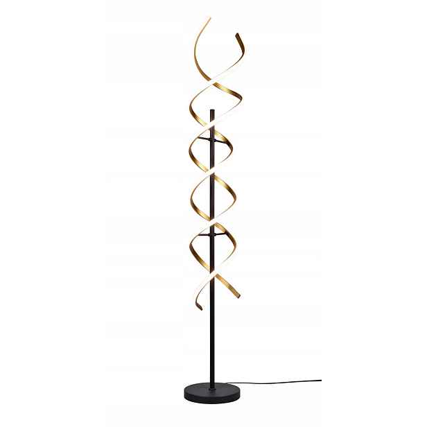 Podlahová lampa Trio s integrovaným Led zdrojem 32 W, zlatá