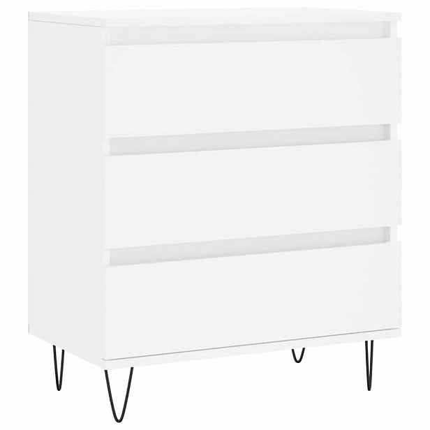 vidaXL Příborník bílý 60 x 35 x 70 cm kompozitní dřevo