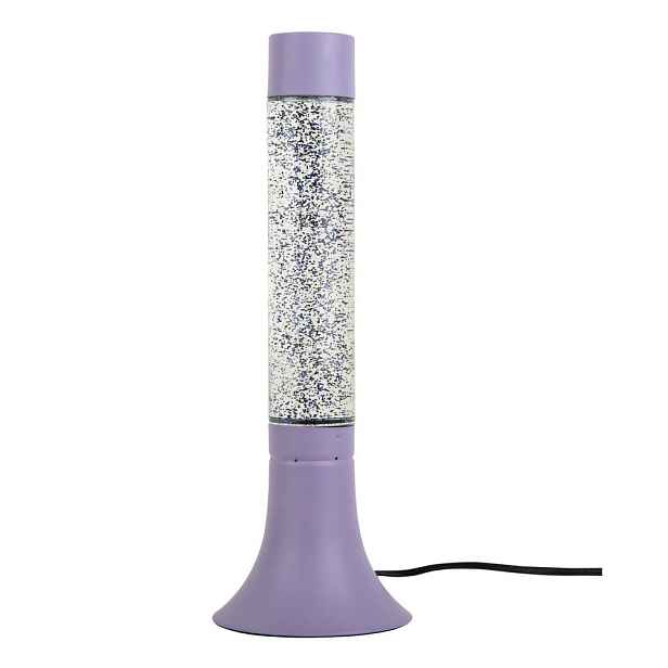 Fialová stolní lampa se skleněným stínidlem (výška 37,5 cm) Astro Glittler – Leitmotiv