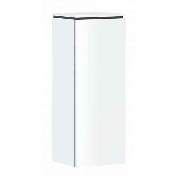 Hansgrohe Xilesa E - Boční skříňka, 40x107x35 cm, 1 dvířka, panty vpravo, matná bílá 54284700
